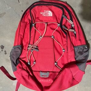 GUC The North Face jester backpack. A pink/coral color